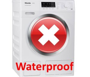 „Miele“ skalbimo mašinos atsparumo vandeniui klaida