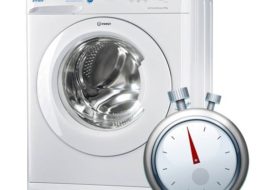 Mesin basuh Indesit mengambil masa yang lama untuk mencuci