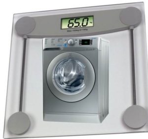 Quanto pesa uma máquina de lavar Indesit?