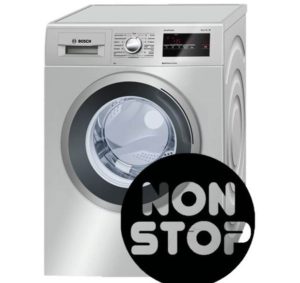 Bosch tvättmaskin slutar inte