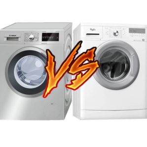 Vilket är bättre: Bosch eller Whirlpool tvättmaskin?
