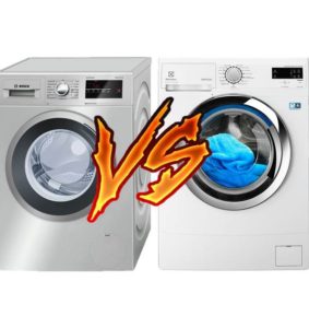 Co je lepší pračka Bosch nebo Electrolux