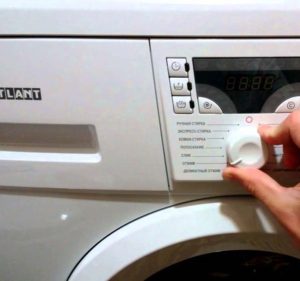 Come utilizzare la lavatrice Atlant?