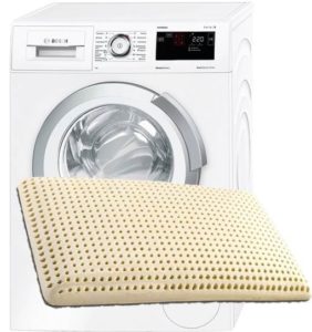 Ar latekso pagalves galima skalbti skalbimo mašinoje?