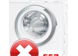Erreur E57 dans une machine à laver Bosch
