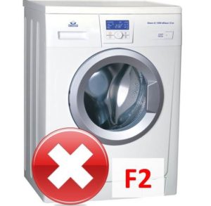 Erro F2 na máquina de lavar Atlant