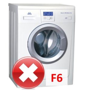 Fel F6 i Atlant tvättmaskin