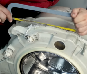 How to change a bearing on a washing machine with a non-separable tub?
