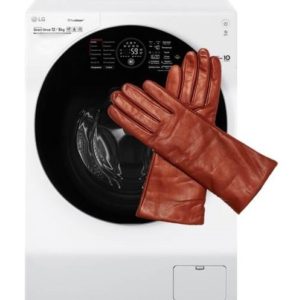 Sarung tangan basuh dalam mesin basuh