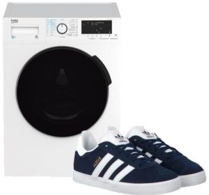 Kaip skalbti Adidas sportbačius skalbimo mašinoje?