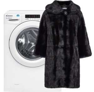 Is it possible to wash a mink coat in a washing machine?