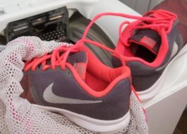 Praní tenisek Nike v pračce