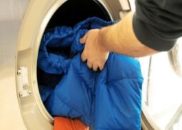 Пране на пухено яке от биопух в пералня