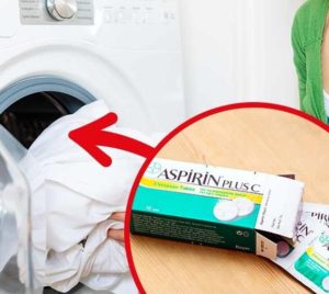 Как да избелите прането с аспирин в пералнята