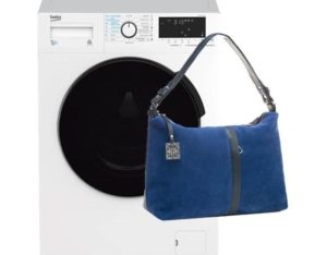Kaip skalbimo mašinoje skalbti zomšinį maišelį?