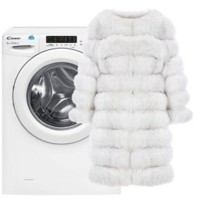 Vai ir iespējams mazgāt īstu kažoku veļas mašīnā?