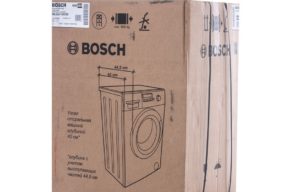 Размери на пералня Bosch