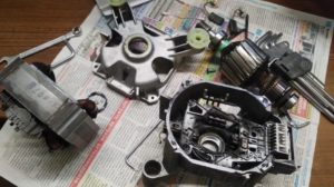 Reparatur des Bosch-Waschmaschinenmotors