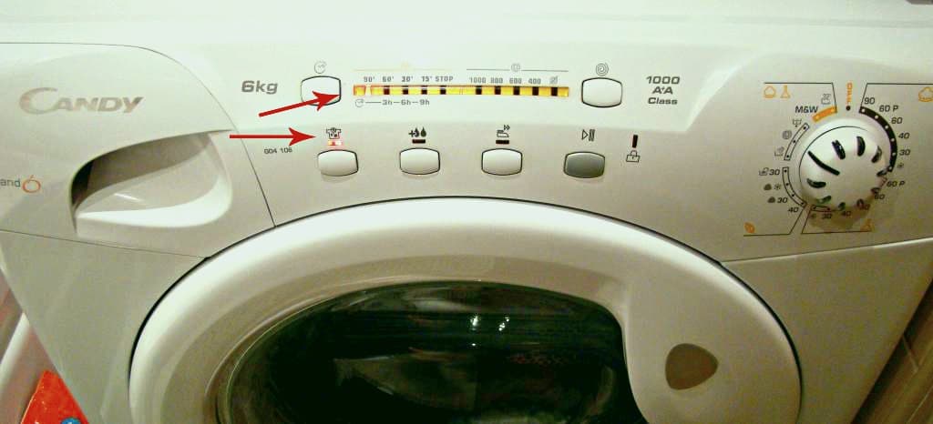 kodas E22 ant skalbimo mašinų be ekrano