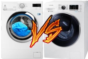 Ktorá práčka je lepšia: Samsung alebo Electrolux?