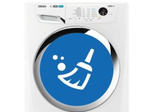 Rengøring af en Zanussi vaskemaskine