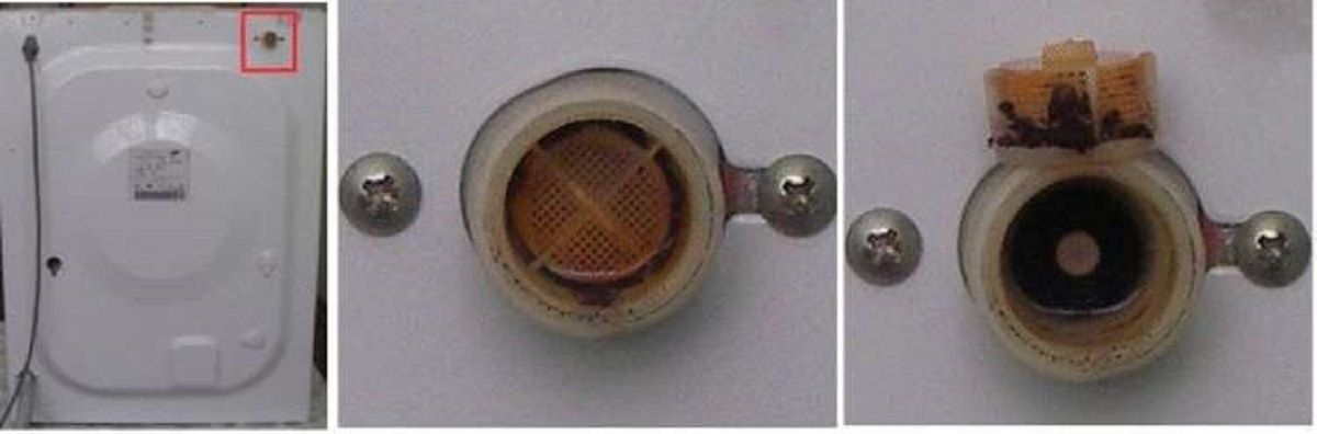 suriin ang inlet valve filter