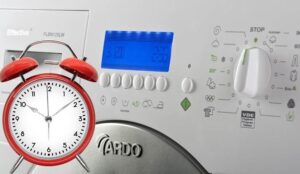 כמה זמן לוקח לשטוף במכונת כביסה Ardo?