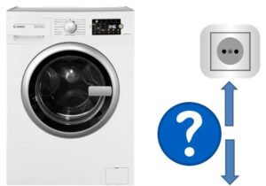 Taas ng pag-install ng socket ng washing machine