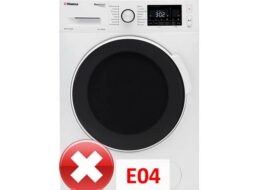 Błąd E04 w pralce Hansa