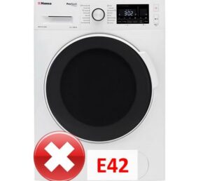 Erreur E42 dans la machine à laver Hansa