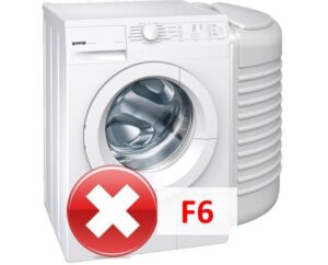 Error F6 in Gorenje washing machine