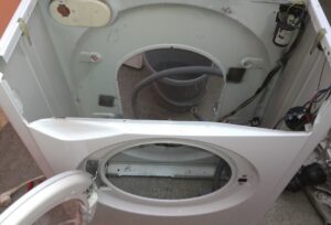 Demontering af Vestel vaskemaskine
