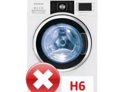 Pračka Daewoo zobrazuje chybu H6