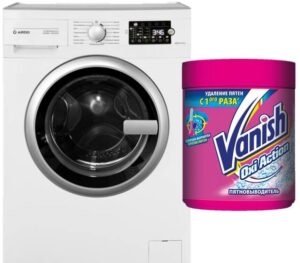 How to use Vanish in the washing machine?