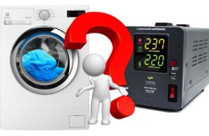 Anong power stabilizer ang kailangan para sa washing machine?