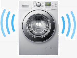 Geräusche der Waschmaschine beim Schleudern mit hoher Geschwindigkeit