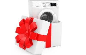 How to give a washing machine as a fun gift for a wedding