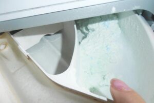 Washing powder does not dissolve in the machine