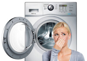Kodėl mano naujoji skalbimo mašina kvepia plastiku?