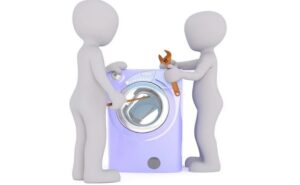 Ett knastrande ljud i tvättmaskinen när trumman roterar