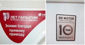 10 års garanti for LG vaskemaskiner