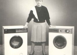 Den första automatiska tvättmaskinen i Sovjetunionen