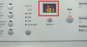 Nag-freeze ang timer sa washing machine