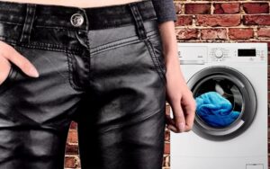 Как правилно да перете и гладите панталони от изкуствена кожа