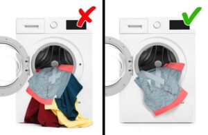 What items should not be washed together in a washing machine?