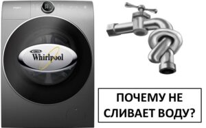 Whirlpool-Waschmaschine lässt kein Wasser ablaufen