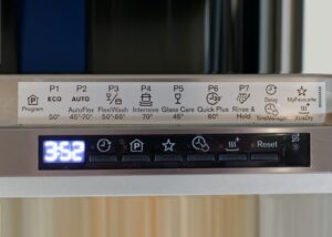 Electrolux bulaşık makinesindeki semboller
