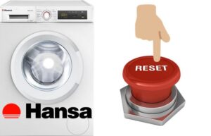 „Hansa“ skalbimo mašinos nustatymas iš naujo