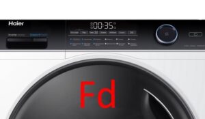 Klaidos kodas Fd Haier skalbimo mašinose ir džiovintuvuose