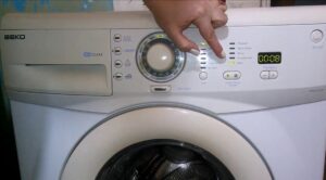 Återställa din Beko tvättmaskin